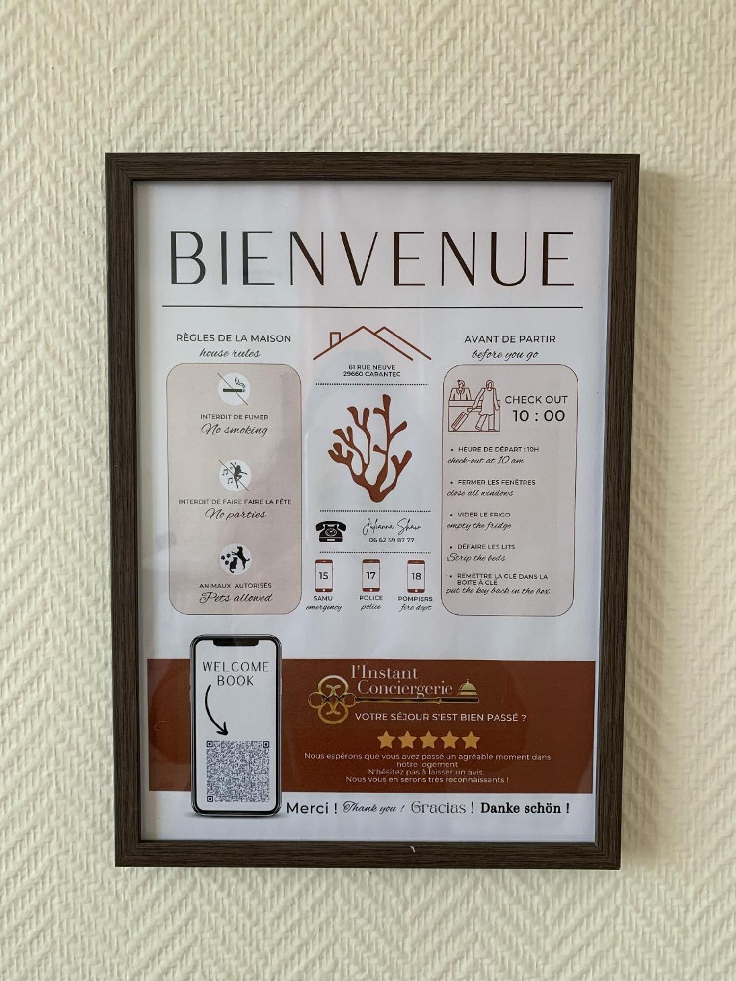 Residence Des Bains Карантек Номер фото